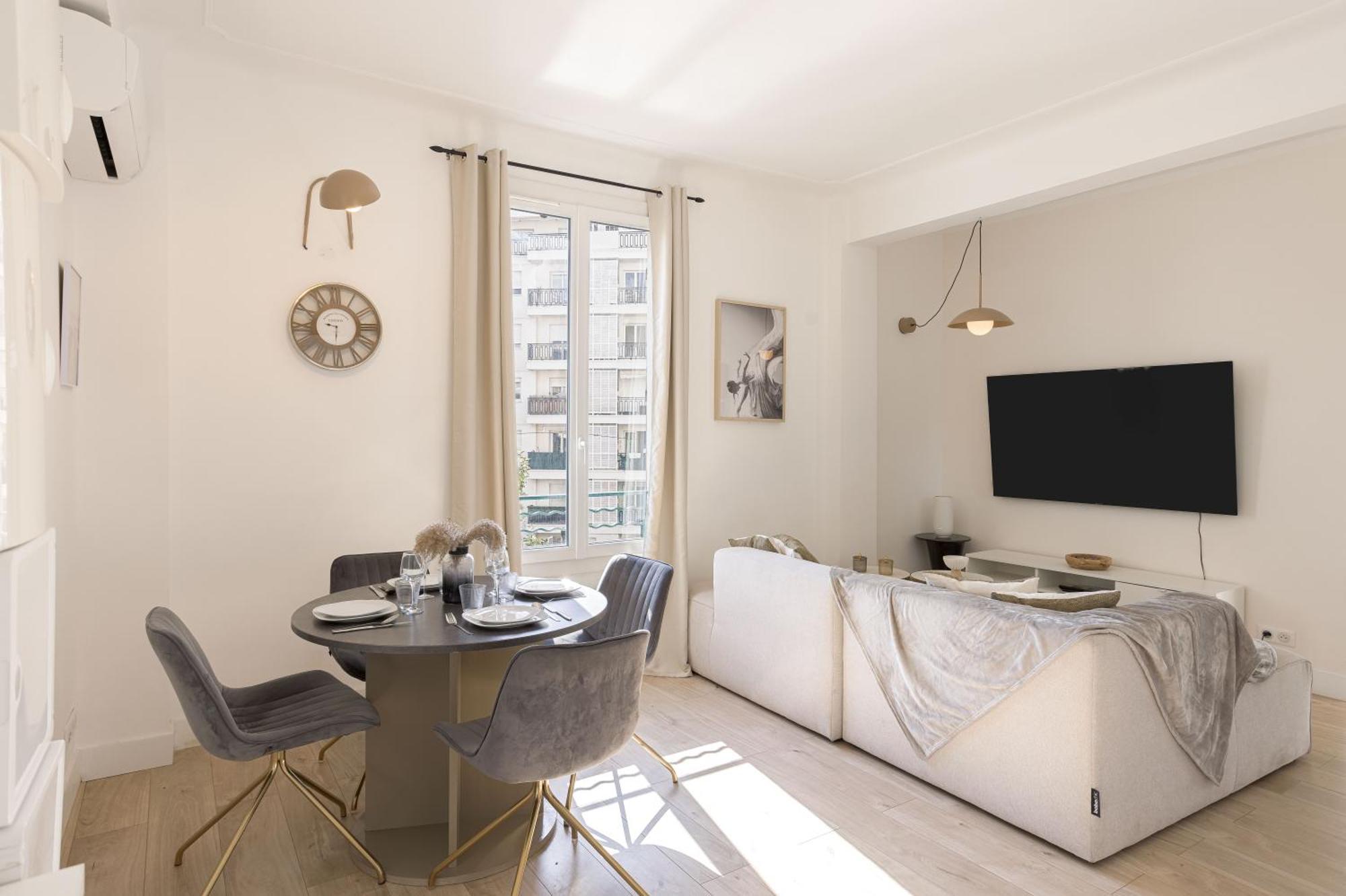 Asteria - Cosy, Moderne, Clim, 15mn Palais&plages Appartement