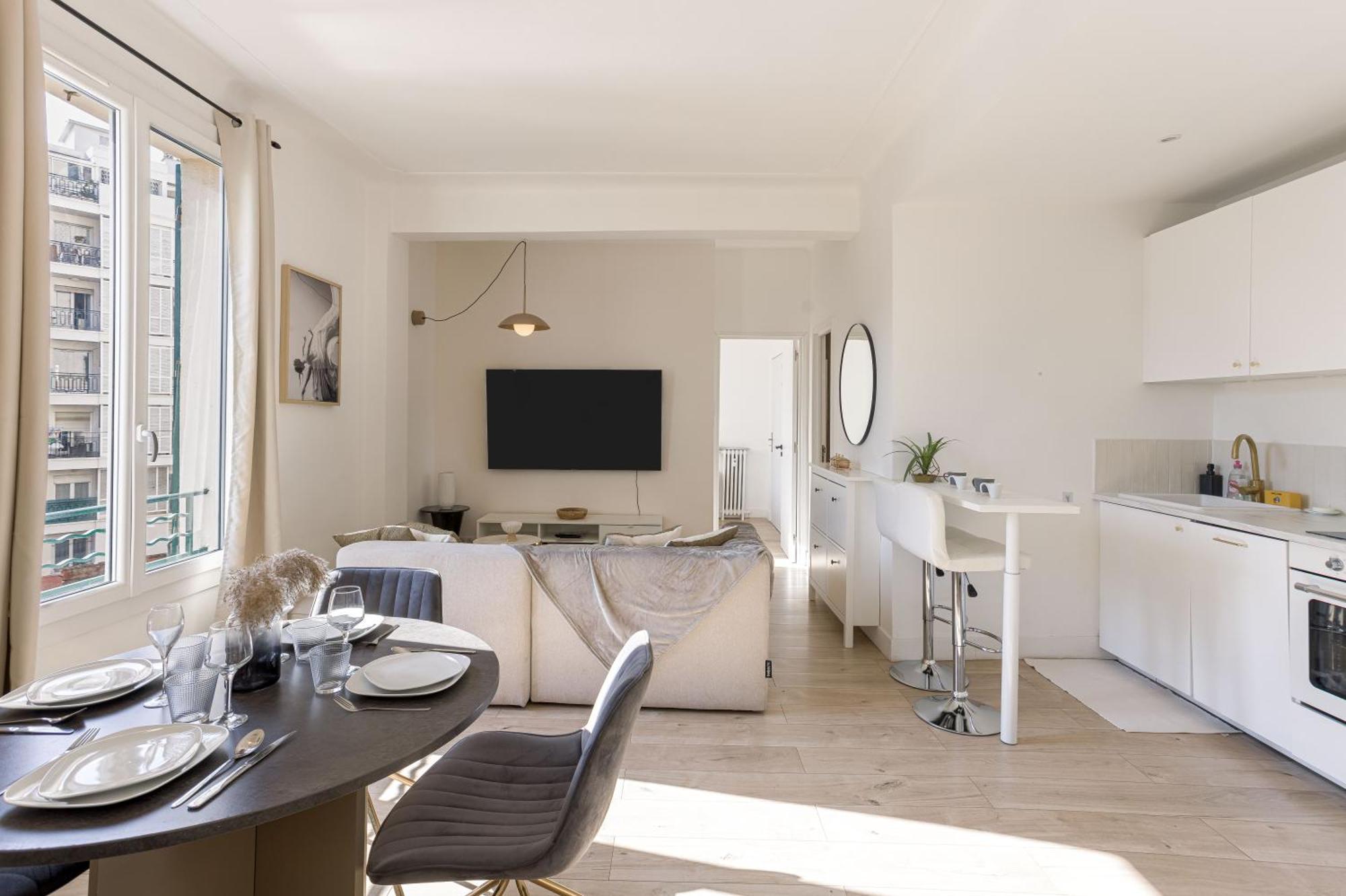 Asteria - Cosy, Moderne, Clim, 15mn Palais&plages Apartment Cannes